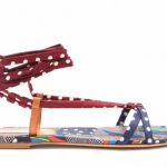 düz bilekten bağcıklı sandalet modeli 2019