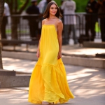 sarı elbise kombinleri 2018 2019