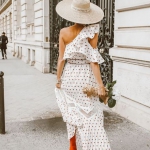puantiyeli yazlık elbise modelleri 2019
