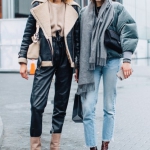 deri pantolon nasıl giyilir 2019 kış