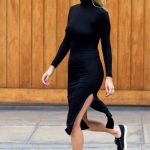 siyah elbise modeli 2020