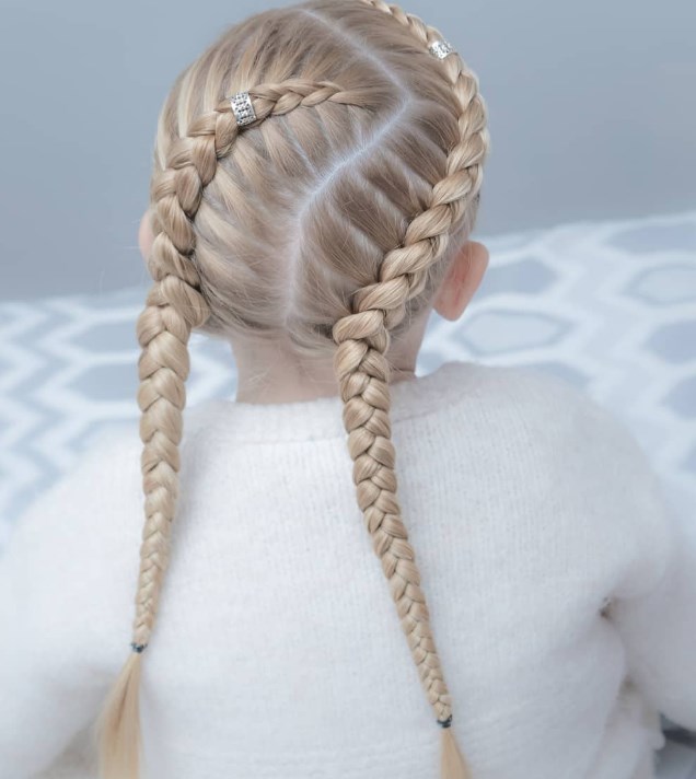 kız çocuk bayram saç modelleri 2019