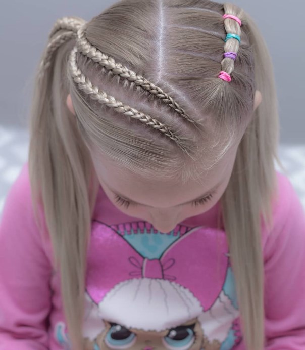 küçük kız anaokulu saç modelleri 2019