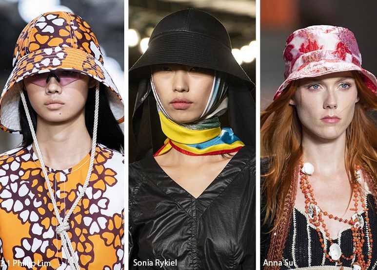 2019 yaz bayan kova şapka modelleri