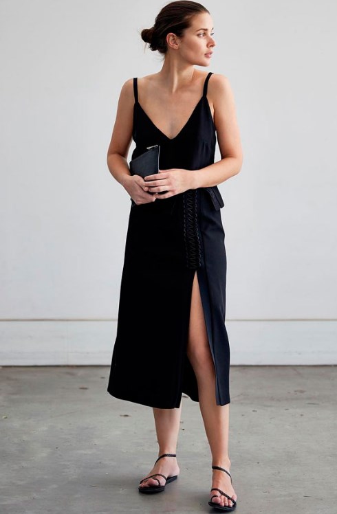 2019 yazlık siyah elbise modelleri